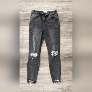 Vervet by Flying Monkey Distressed Black Jeans Size 29